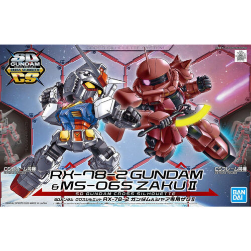 RX-78-2 Gundam & MS-06S Zaku II (SD CS)