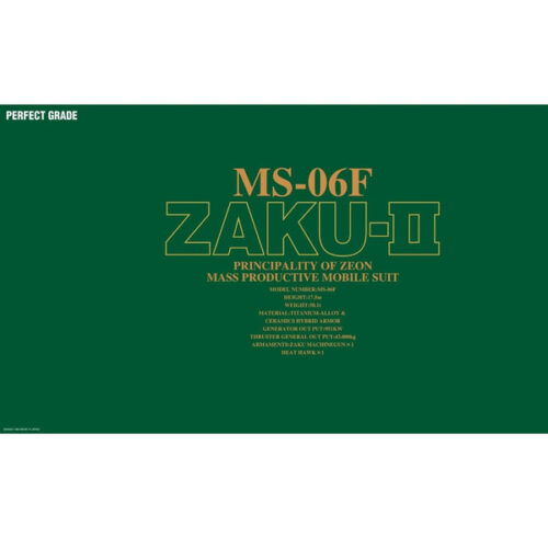 MS-06F Zaku II (Green Ver.)